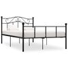 vidaXL sengestel 120x200 cm metal sort