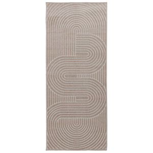 vidaXL Omr&aring;det&aelig;pper Rektangul&aelig;r HUARTE Beige 150 x 80 cm Polyester