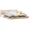 vidaXL daybed med udtr&aelig;k og skuffer uden madras 80x200 cm