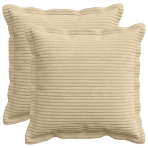 vidaXL Pudebetr&aelig;k 2 stk. HOUTEN Lys Gr&oslash;n Gr&aring; 30 x 30 cm cordfl&oslash;jl