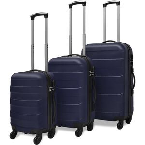 vidaXL hardcase trolleys&aelig;t 45,5/55/66 cm bl&aring;