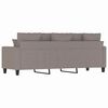 vidaXL 3-personers sofa 180 cm stof gr&aring;brun