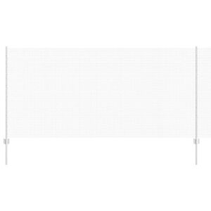 vidaXL Hegn med post S&oslash;lv 1,2 x 25 m St&aring;l