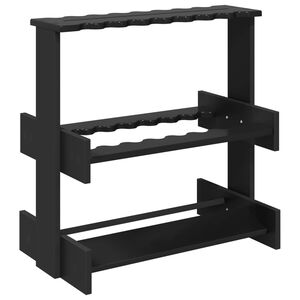 vidaXL Billardk&oslash; st&oslash;tter Konstrueret tr&aelig; 60 x 35 x 60 cm Sort