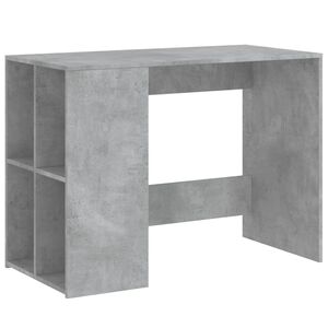 vidaXL skrivebord 102x50x75 cm konstrueret tr&aelig; betongr&aring;