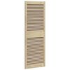 vidaXL Skabsd&oslash;r Naturfarvet 49,5 x 2,1 x 140,5 cm Massivt fyrretr&aelig;