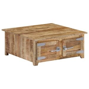 vidaXL sofabord 70x70x30 cm massivt mangotr&aelig;