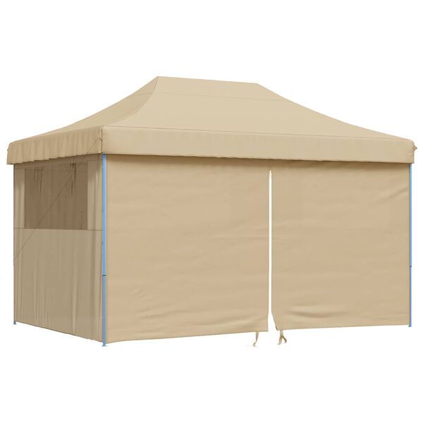 vidaXL Party Tent Beige 292 x 440 x 315 cm Oxford stof