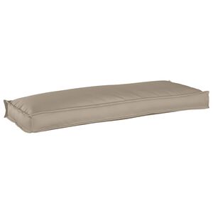 vidaXL Pude Oxford stof Gr&aring;brun 110 x 40 x 8 cm