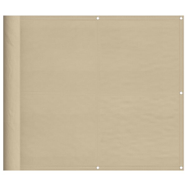 vidaXL altanafsk&aelig;rmning 90x1000 cm 100 % polyester beige