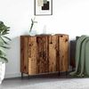 vidaXL Sideboard Gammelt tr&aelig; 90 x 34 x 80 cm Konstrueret tr&aelig;