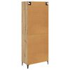 vidaXL Highboard Artisan Egetr&aelig; 69,5 x 34 x 180 cm Konstrueret tr&aelig;