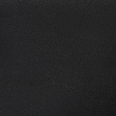 vidaXL springmadras med pocketfjedre 180x200x20 cm kunstlæder sort