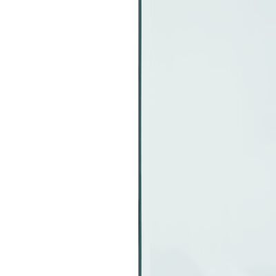 vidaXL glasplade til pejs 120x50 cm rektangulær