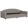 vidaXL daybed 90x200 cm stof gr&aring;brun