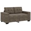 vidaXL Sofa 3 pcs M&oslash;rkegr&aring; 221 x 80 x 80 cm Linned-blandet stof