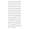 vidaXL zebragardin hvid 135x230 cm stofbredde 130,9 cm polyester