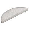 vidaXL selvkl&aelig;bende trappem&aring;tter 15 stk. 56x17x3 cm sisal-look platina