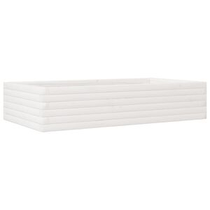 vidaXL plantekasse 110x60x23 cm massivt fyrretr&aelig; hvid