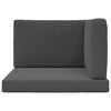 vidaXL Udend&oslash;rs Sofa Pude 3 pcs Antracit Polyester