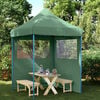 vidaXL Party Tent Gr&oslash;n 200 x 200 x 306 cm Oxford stof