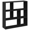 vidaXL bogreol/rumdeler 102x29x103,5 cm konstrueret tr&aelig; sort