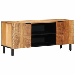 vidaXL tv-bord 105x33x46 cm massivt akacietr&aelig;