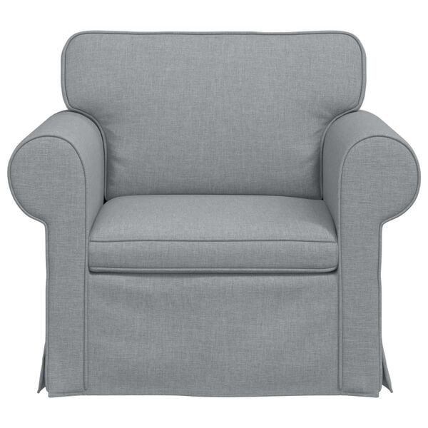 vidaXL Sofa Lysegr&aring; Samlede dimensioner: 95 x 82 x 80 cm (B x D x H)