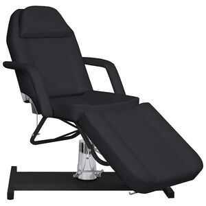 vidaXL massagebord 180x62(87-112) cm sort