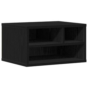 vidaXL Printerstand Sort eg 40 x 32 x 22,5 cm Konstrueret tr&aelig;