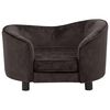 vidaXL hundesofa 69x49x40 cm plys brun