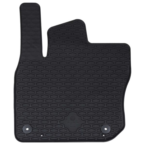 vidaXL Bilm&aring;tte 4 pcs Sort VW TIGUAN TDI Gummi