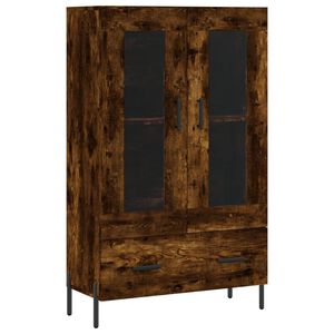 vidaXL skab 69,5x31x115 cm konstrueret tr&aelig; r&oslash;get sonoma-eg