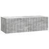 vidaXL V&aelig;gh&aelig;ngt TV-skab Betongr&aring; 98 x 41 x 30 cm Konstrueret tr&aelig;