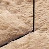 vidaXL shaggy gulvt&aelig;ppe NAVARRA 80x150 cm h&oslash;je luv polyester beige