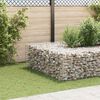 vidaXL gabion-højbed 60x60x60 cm kubeformet stål