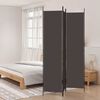 vidaXL 3-panels rumdeler 150x220 cm stof brun