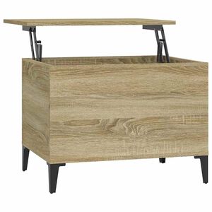 vidaXL sofabord 60x44,5x45 cm konstrueret tr&aelig; sonoma-eg