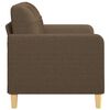 vidaXL 2-personers sofa 120 cm stof brun