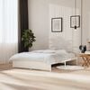 vidaXL sengeramme 150x200 cm King Size massivt fyrretr&aelig; hvid