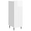 vidaXL Sideboard Hvid h&oslash;jglans 34,5 x 33 x 92 cm Konstrueret tr&aelig;
