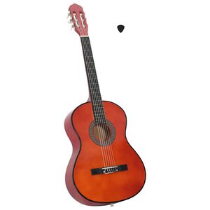 vidaXL klassisk guitar for begyndere 4/4 39" lindetr&aelig;