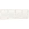 vidaXL sengegavl 206x3x63 cm massivt fyrretr&aelig; hvid