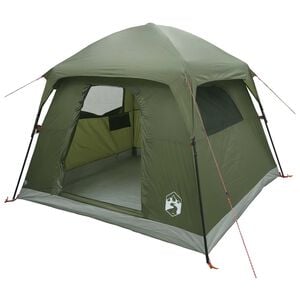 vidaXL Hyttetelt Olivengr&oslash;n 244 x 213 x 183 cm Polyester og St&aring;l