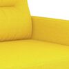 vidaXL 2-personers sofa 140 cm stof lysegul