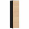 vidaXL Highboard 2 pcs Sort eg 50 x 42,5 x 185 cm