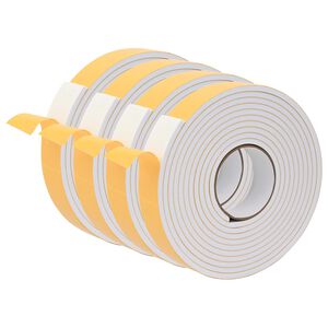 vidaXL Selvkl&aelig;bende skum tape 4 stk. Hvid 30 mm x 5 m CR Skum