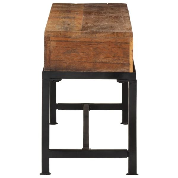 vidaXL tv-bord 110x30x46 cm massivt genbrugstr&aelig;