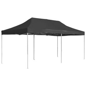 vidaXL foldbart festtelt aluminium 6 x 3 m antracitgr&aring;