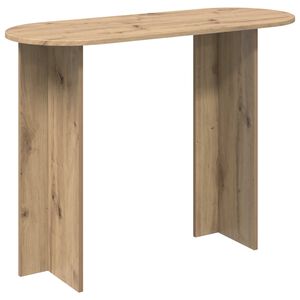 vidaXL Konsolbord Artisan-eg 100 x 39,5 x 75 cm Konstrueret tr&aelig;